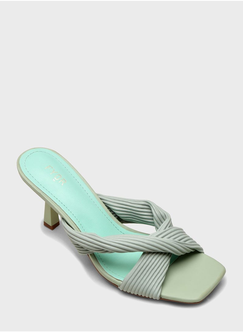 FYOR - Knot Strap Sandals - Image 1