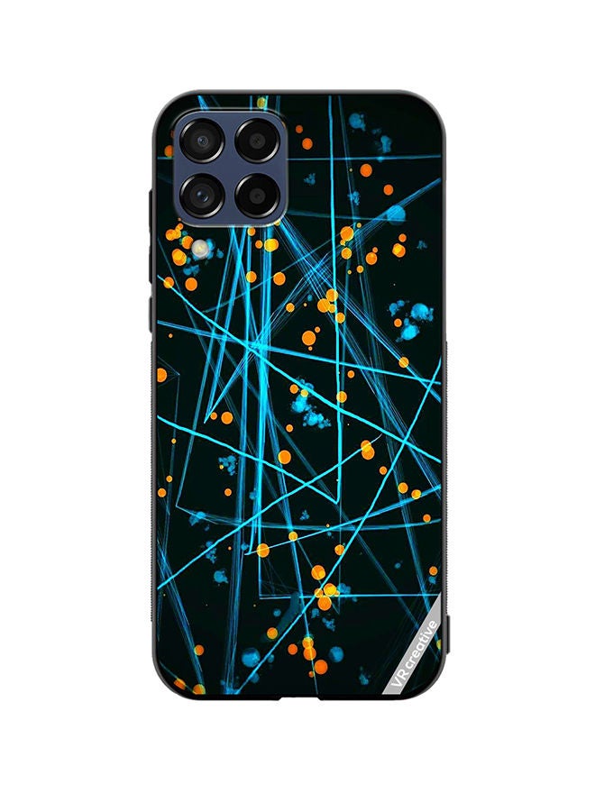 VR CREATIVE Protective Case Cover For Samsung Galaxy M53 Lasers Design Multicolour - Image 1