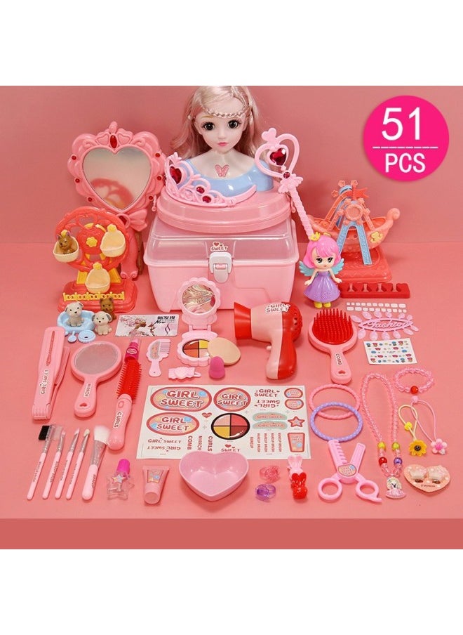 Children's And Girls' Cosmetic Box Toy Little Girl's Princess Simulation Play Home Complete Packing Non-toxic Baby-Color:855 Cosmetic Case Hairdressing Set + Dressing Table - pzsku/ZA1B220335480173DF808Z/45/_/1741676529/375764ce-16f3-41ad-87d4-f2b6c117ba28