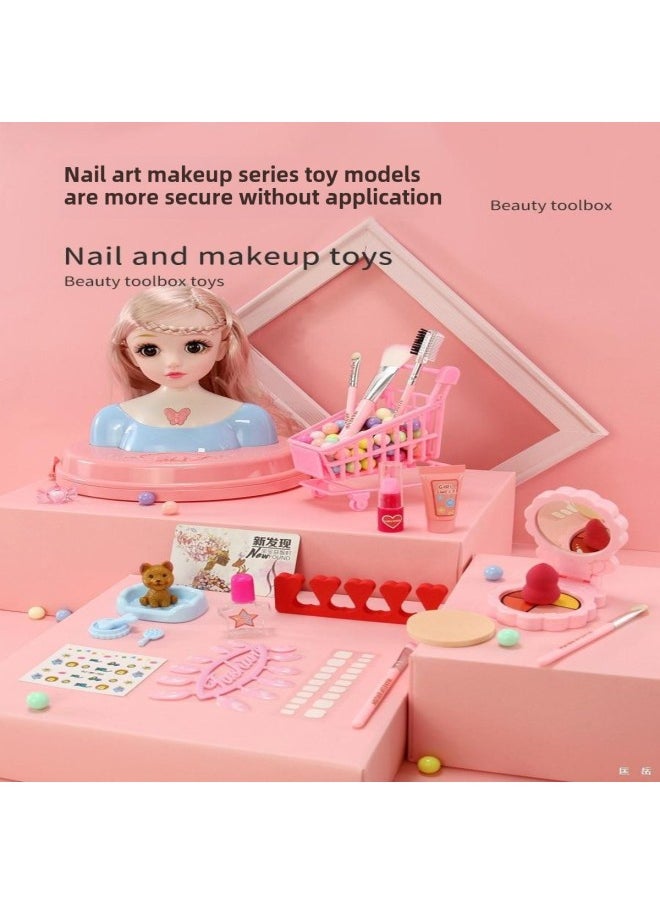 Children's And Girls' Cosmetic Box Toy Little Girl's Princess Simulation Play Home Complete Packing Non-toxic Baby-Color:855 Cosmetic Case Hairdressing Set + Dressing Table - pzsku/ZA1B220335480173DF808Z/45/_/1741676532/db09a594-7c60-41cb-a7c6-1b2b40eb6571