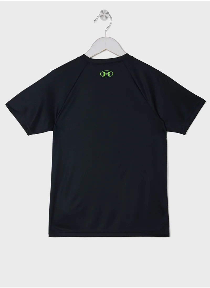 اندر ارمور Youth Tech Game Day T-Shirt