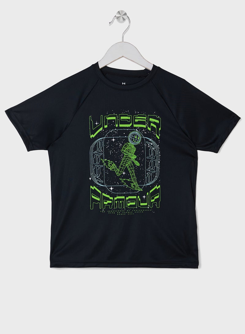 اندر ارمر تيشيرت يوم الألعاب التقني للشباب - Image 1