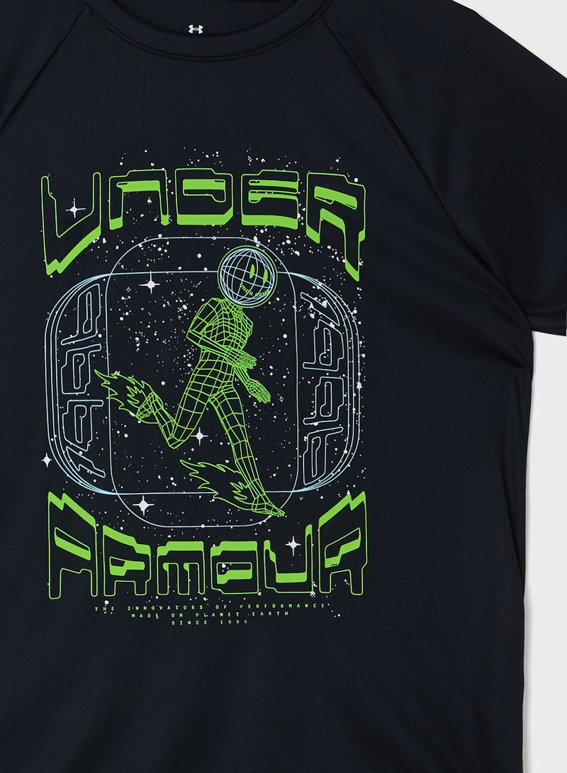 اندر ارمر تيشيرت يوم الألعاب التقني للشباب - Image 3