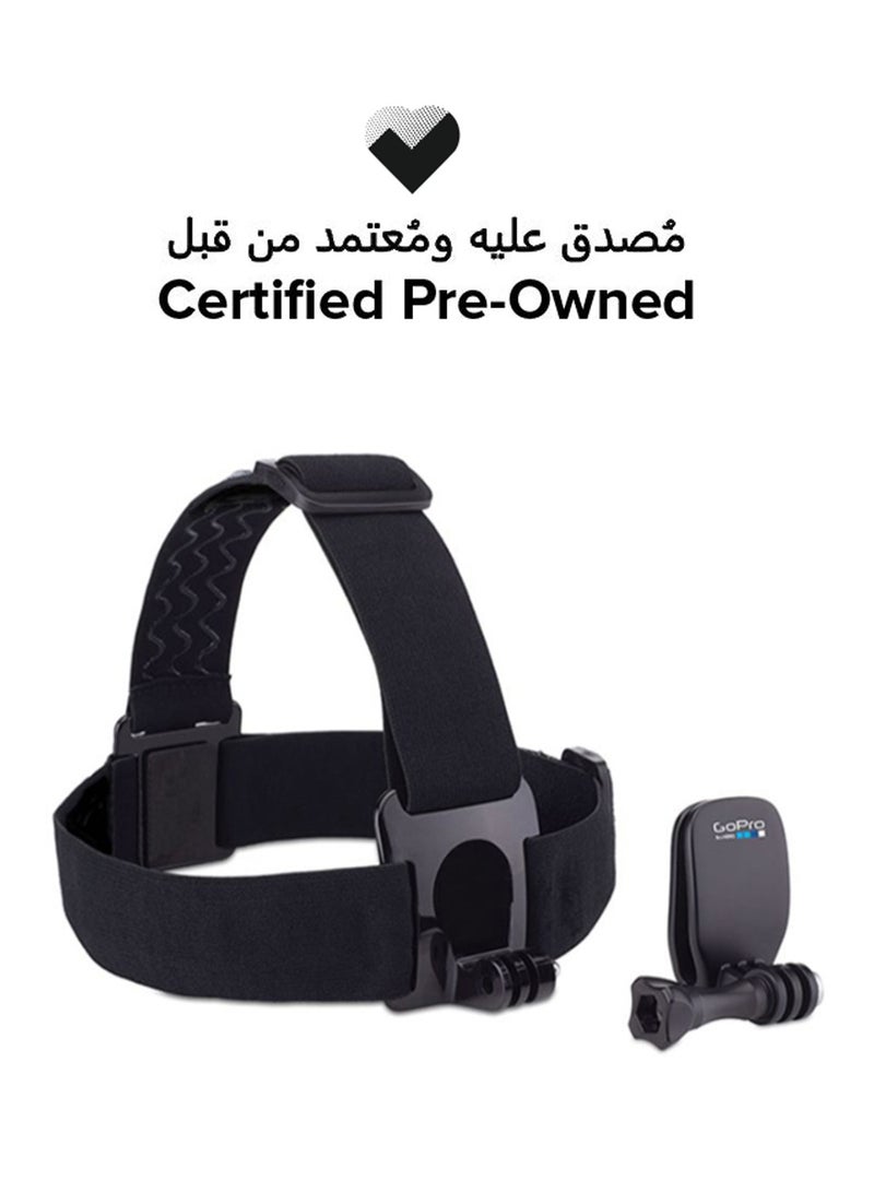 GoPro Certified Pre Owned - Head Strap With Quick Clip - Black black - Image 1