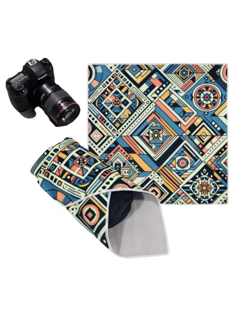 50cm*50cm Protective Wrap for Camera & Electronics – Self-Adhesive Magic Cloth, Anti-Scratch & Dustproof Lens Wrap – Reusable Storage Pouch for DSLR, Laptop, Smartphone, Cosmetic – Washable & Lightweight - Image 1