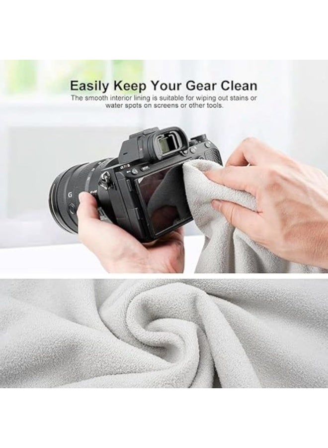 50cm*50cm Protective Wrap for Camera & Electronics – Self-Adhesive Magic Cloth, Anti-Scratch & Dustproof Lens Wrap – Reusable Storage Pouch for DSLR, Laptop, Smartphone, Cosmetic – Washable & Lightweight - Image 5