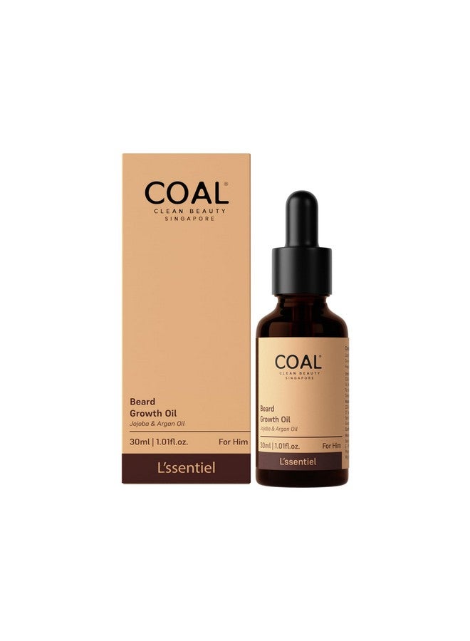 COAL CLEAN BEAUTY Beard Growth Oil With Jojoba & Argan Oil | Makes Patchy Beard Thicker Denser & Voluminous | Men | All Beard Types | 30Ml - Image 2