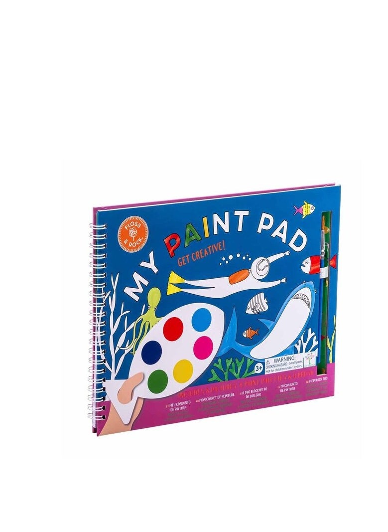 Floss & Rock - Floss & Rock Deep Sea My Painting Pad - Ocean-Themed Art Set for Kids - Image 1