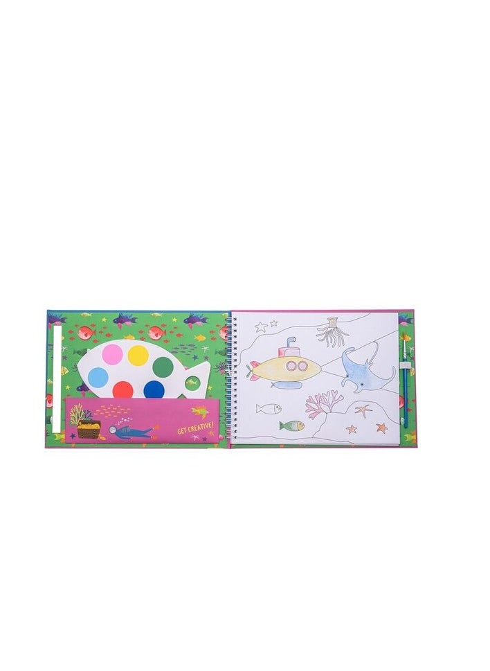 Floss & Rock - Floss & Rock Deep Sea My Painting Pad - Ocean-Themed Art Set for Kids - Image 1