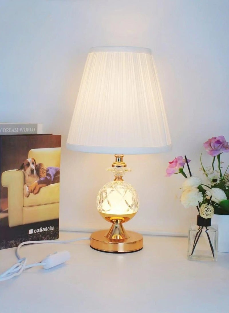ICTC Table lamp gold color 45cm upper/lower lighting stainless steel with acrylic suitable for home or office