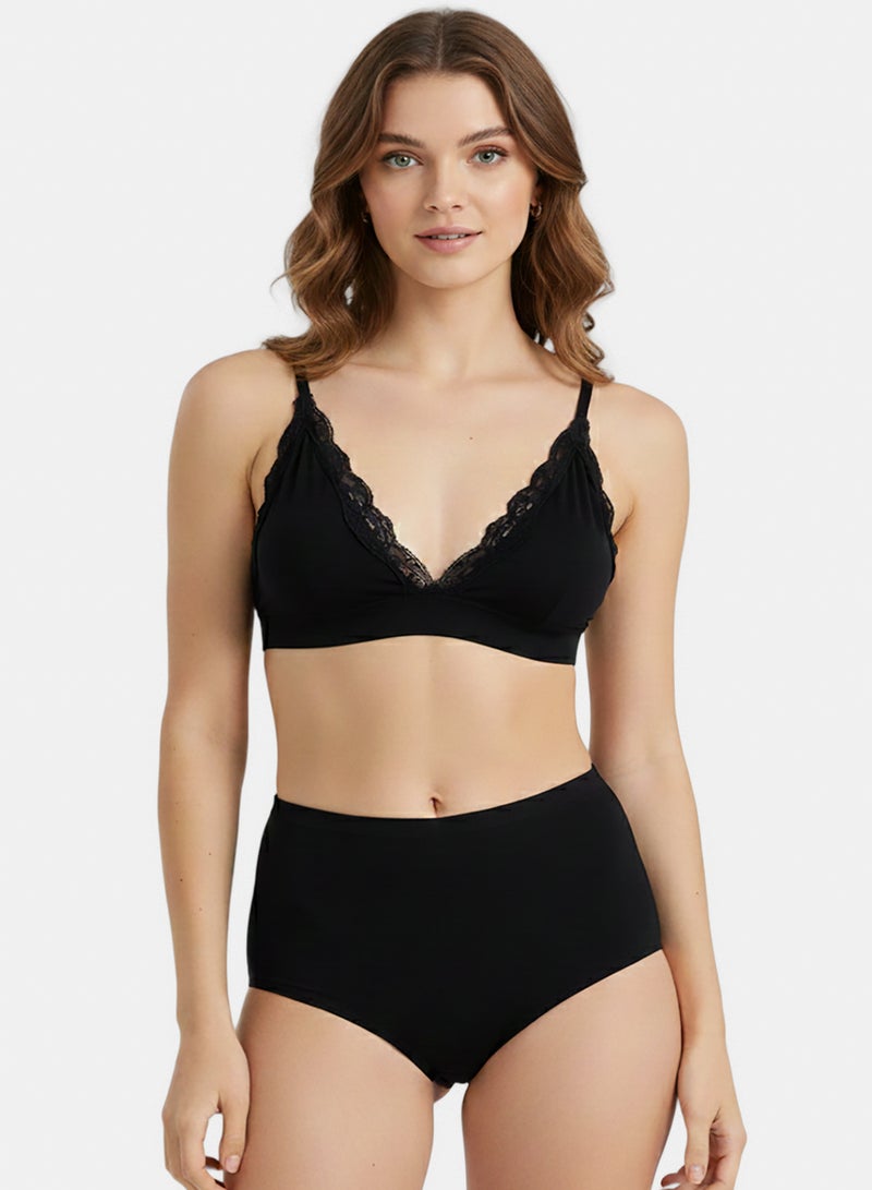 Carina Lace Detailed Bralette - Image 1