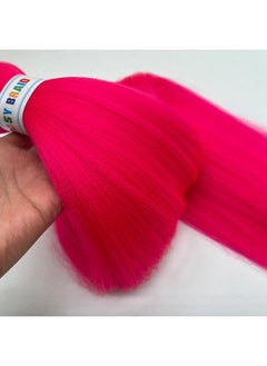 Hot Pink Braiding Hair Pre Stretched Kanekalon Prestretched Braiding Hair 3 Packs 26 Inch Yaki Texture Synthetic Hair For Braiding By Upruyo (3 Packshot Pink) - pzsku/ZA1B299077174DCBD5DDDZ/45/_/1720085872/ddf73ad5-fdfe-4aca-bd0f-fd7211fc1b9b