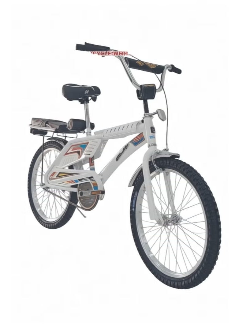 Rambo Bicycle 20 Inch with Air Tire, Original – White - Image 1