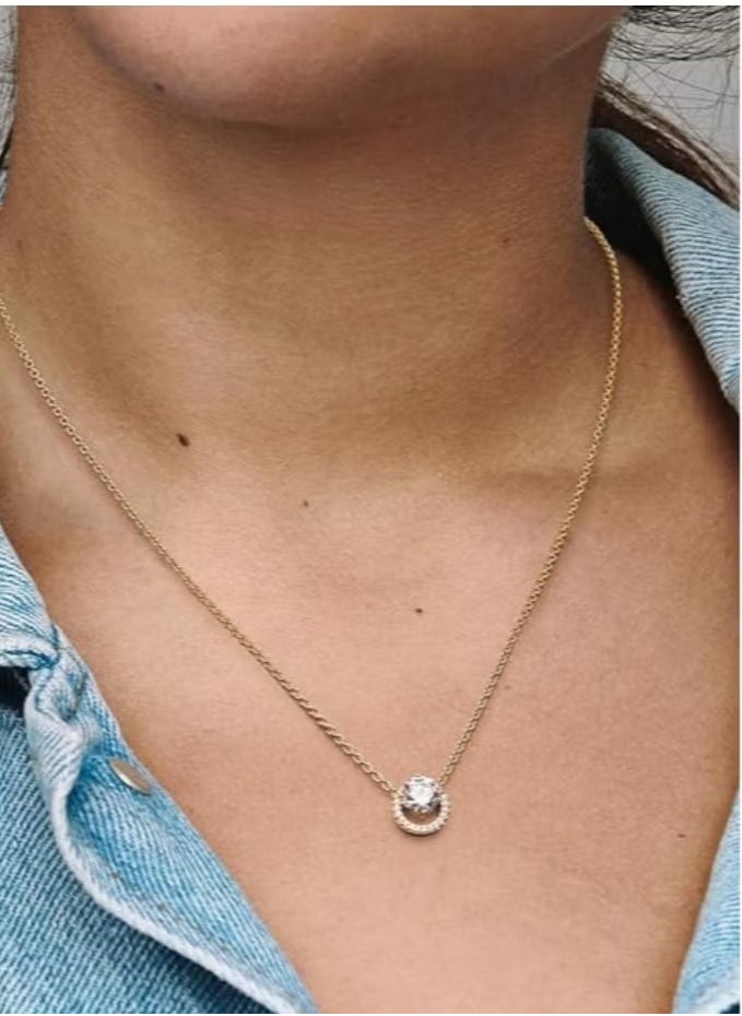 Timeless Jewelery Sparkling Round Halo