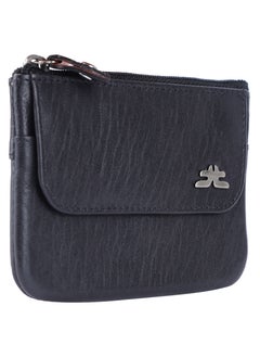 LAVERI LEATHER Laveri Leather Coin Purse With Key Chain Tassel Black  - Image 2