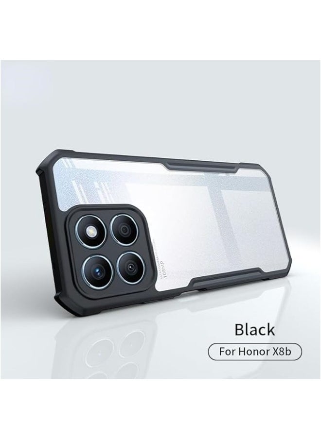 General - Compatible with Honor X8b Case Transparent Cover Luxury Shockproof Bumper Protective Shell Plain Clear Casing Phone Cases - Image 1