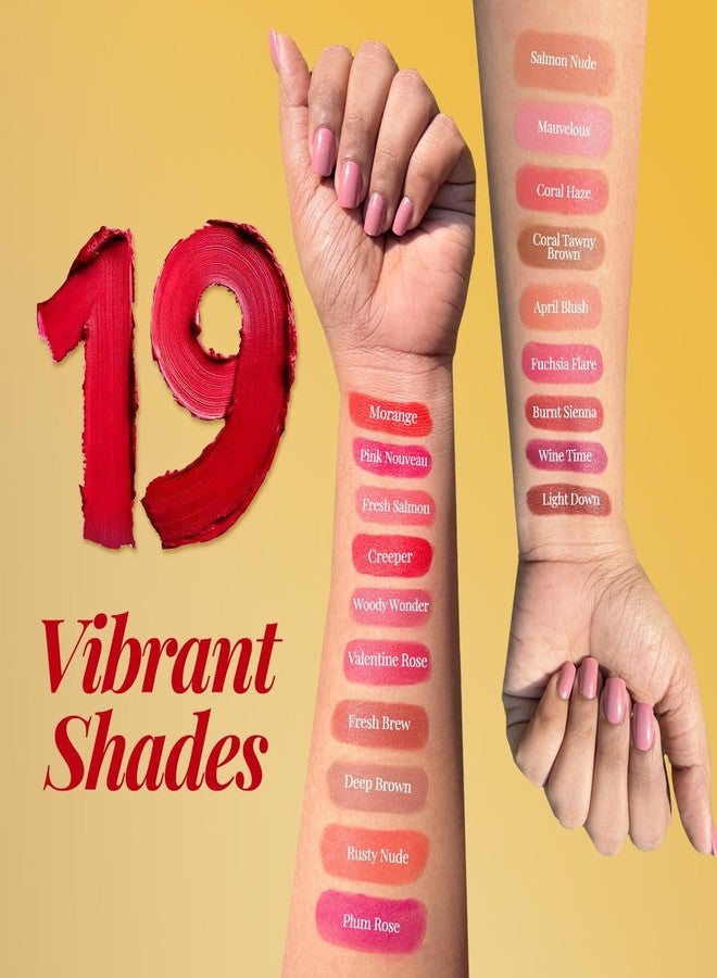 Coloressence Pure Matte Lipstick, Fresh Salmon, 3.3gm | Long Lasting | Highly Pigmented | Rich Creamy Matte Texture | Lightweight | Smudgeproof - Image 4
