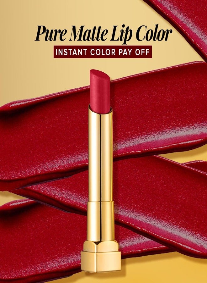 Coloressence Pure Matte Lipstick, Fresh Salmon, 3.3gm | Long Lasting | Highly Pigmented | Rich Creamy Matte Texture | Lightweight | Smudgeproof - Image 2