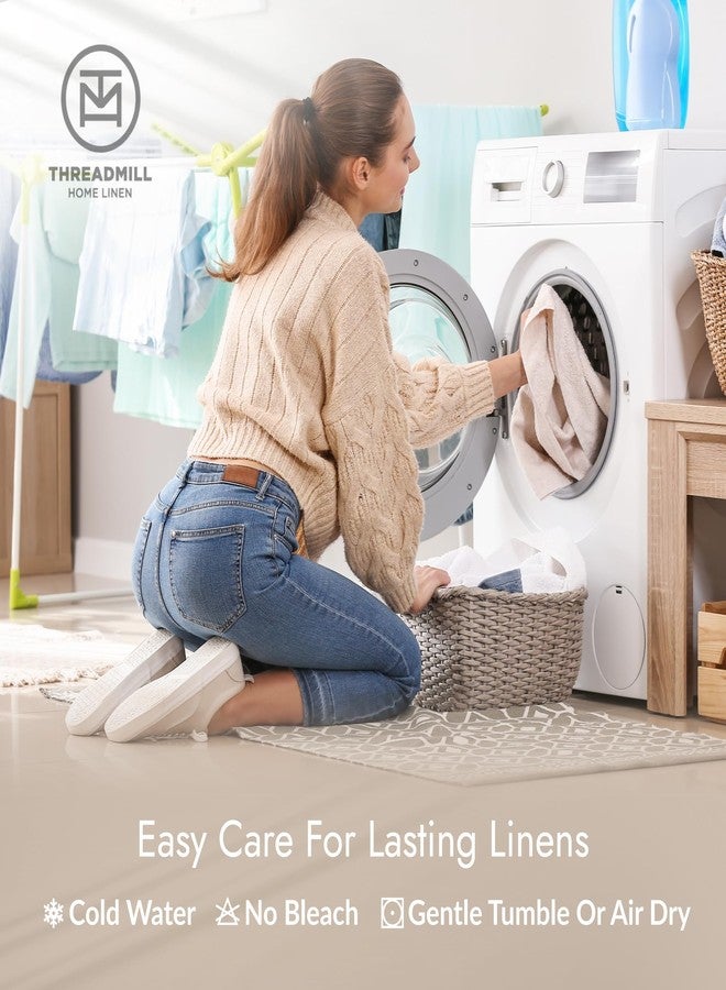 Threadmill Rayon Bamboo Pillow Cases Standard Size Set of 2 - Bamboo Sheets Silk Cooling Satin Pillowcases, Soft & Breathable Pillow Case with Envelope Closure for Standard & Queen Pillows, Light Grey - Image 5