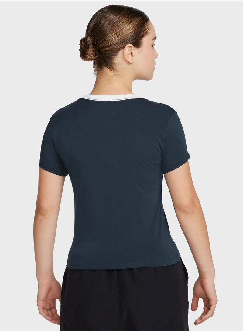 Nike Nsw Knitted Cropped T-Shirt