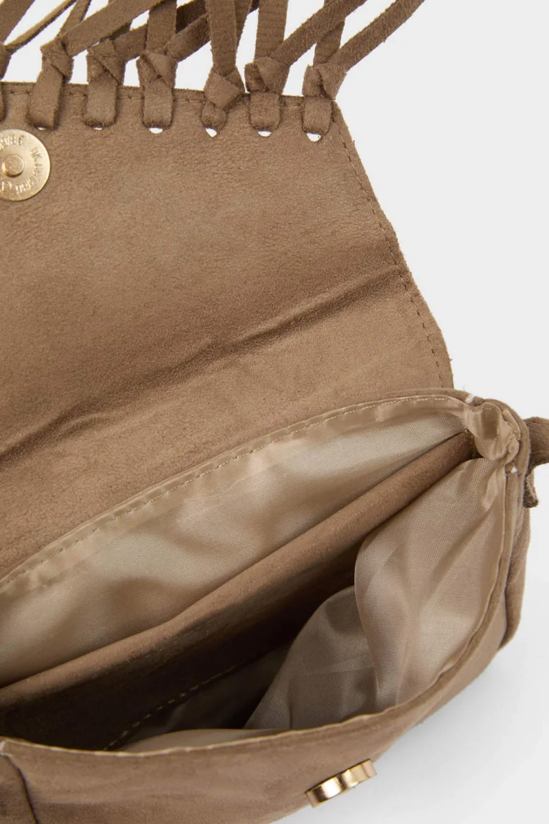 Defacto  Suede Crossbody Bag  | Best Price UAE