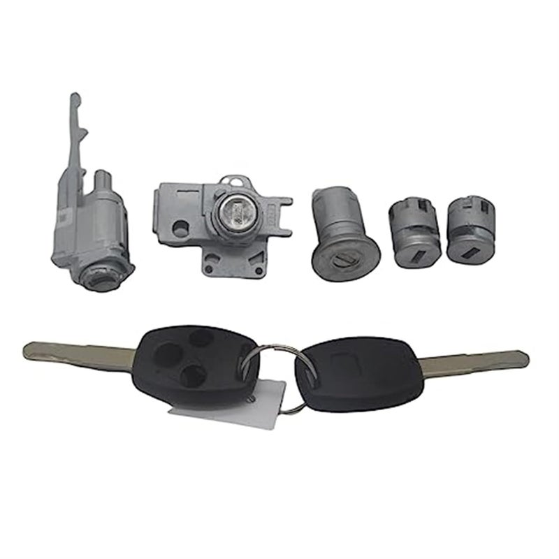 QASULER Ignition Switch Door Lock Cylinder Key Set for Accord 2008-2012 - Image 1