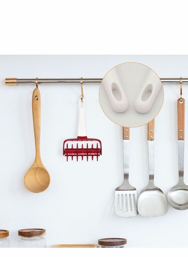 SYOSI 2 Pieces Pizza Dough Roller and Docker Set, Pastry Pizza Pie Roller Rolling Pins and Time-Saver Pizza Dough Docker - Image 5