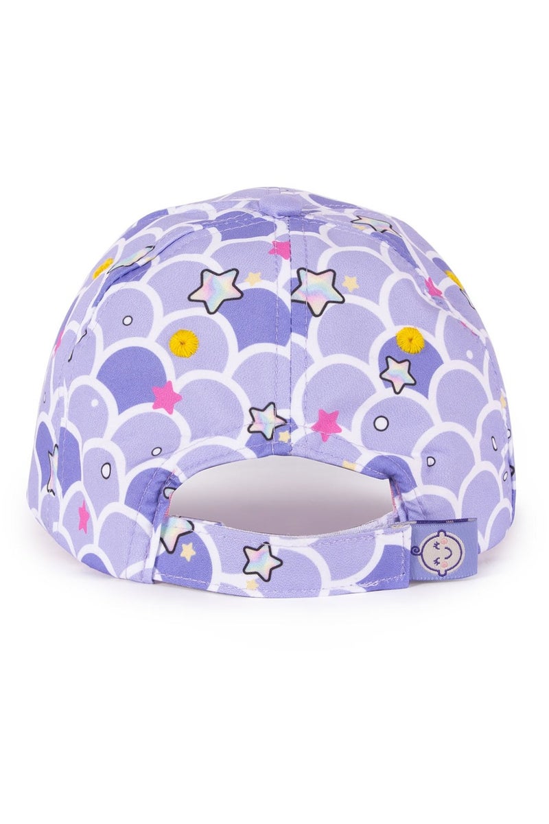 Milk & Moo Kids Cap for Ages 4-6, Cap for Girls, Mermaid Themed Baseball Cap, Vibrant Colorful Design, Adjustable Velcro Strap, Breathable Material, Sun Protection Design – Made in Turkey  - Image 4