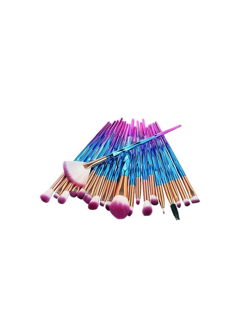 ORiTi Eye Brush Set, 20 pcs Unicorn Eyeshadow Eyeliner Blending Crease Kit