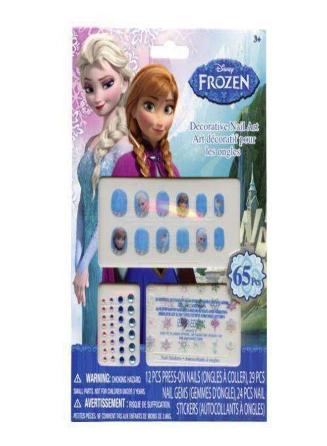 UPD FZ0008SA Frozen Nail Art, 65Count, One Size, Multicolor