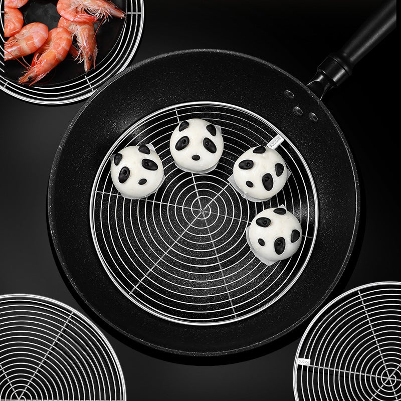 Kitchen Household Thickened 304 Stainless Steel Steaming Rack Steaming Electric Cooker Commercial Bold Water Resistant Steamer Grate Wholesale(Thickened steamed 22cm "food grade 304 stainless steel]) - Image 5