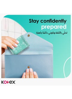 Kotex Kotex Antibacterial Panty Liners, 99% Protection from Bacteria Growth, Long Size, 44 44 Pcs  - Image 5