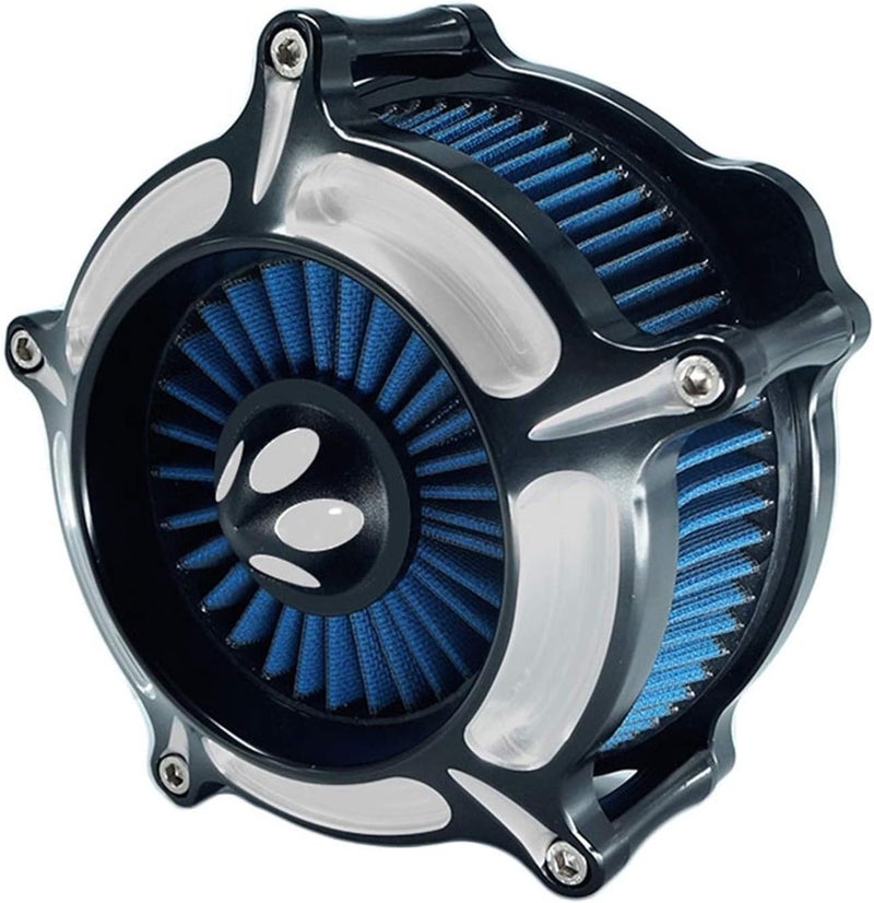 DEMULAX Motorcycle Turbine Intake Air Cleaner Kit - Image 1
