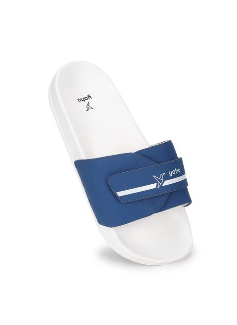 YOHO Drystep slides for men | Water-friendly | Super flexible | adjustable strap | Skin friendly | lightweight and Comfortable stylish sliders slipper for mens
