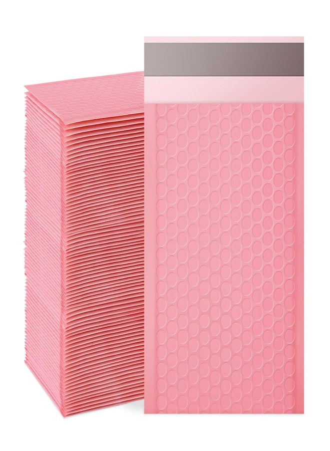 Dasen Bubble Mailers, 4x7 Inch Padded Bubble Mailers Pack of 100 Bubble Envelopes Opaque Self Seal Adhesive Waterproof Bags for Shipping and Packaging (Pink, 4x7-100Pc) - Image 1