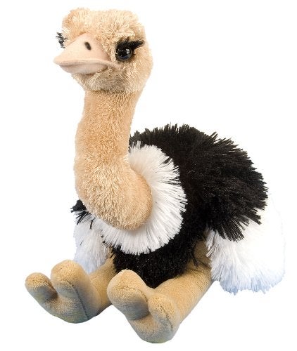 Wild Republic Ostrich Plush Stuffed Animal Plush Toy Gifts for Kids Cuddlekins 12 Inches - Image 1