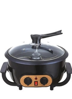 Generic Electric Coffee Bean Roaster Machine 800W Stainless Steel Coffee Roaster with Thermostat Timer, Adjustable Temperature, Black  - Image 1