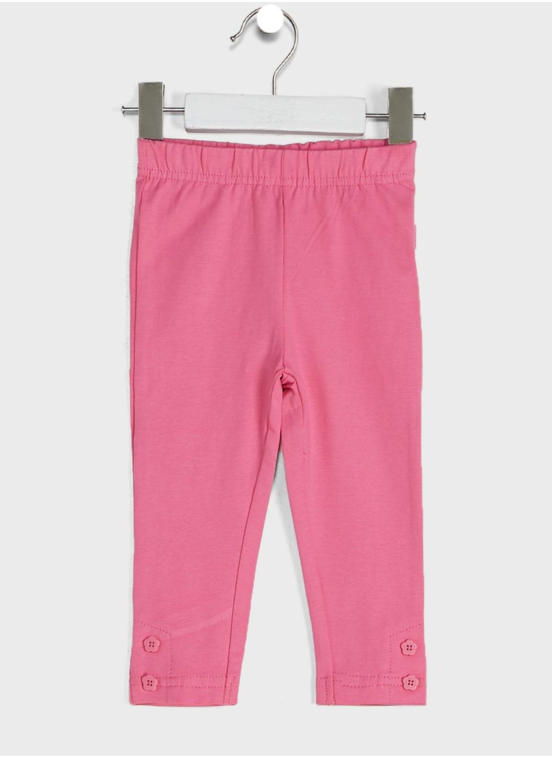 JoJo Maman Bebe - Kids 2 Pack Assorted Leggings - Image 1