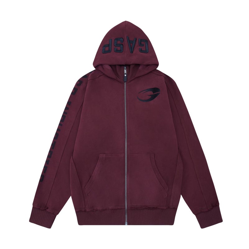 Gasp Warm Muscle Thickened Velvet Loose Large Size Sports Warcraft Bodybuilding Fitness Sweater Jacket - Image 5