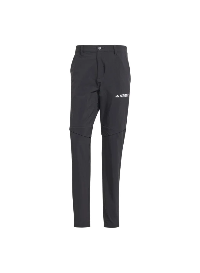 Adidas Mt Zip Off P Black Hiking Pants For Men 28"