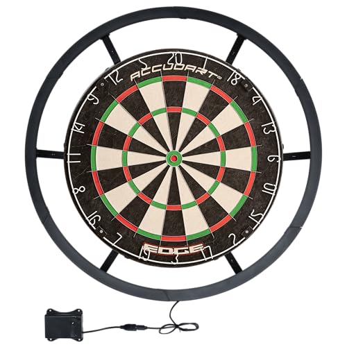 Accudart Vortex LED Surround - Tournament Style - 360 Degree Bright LED Lighting - Fits Traditional 18" Boards - Attaches Together in Minutes - Image 1