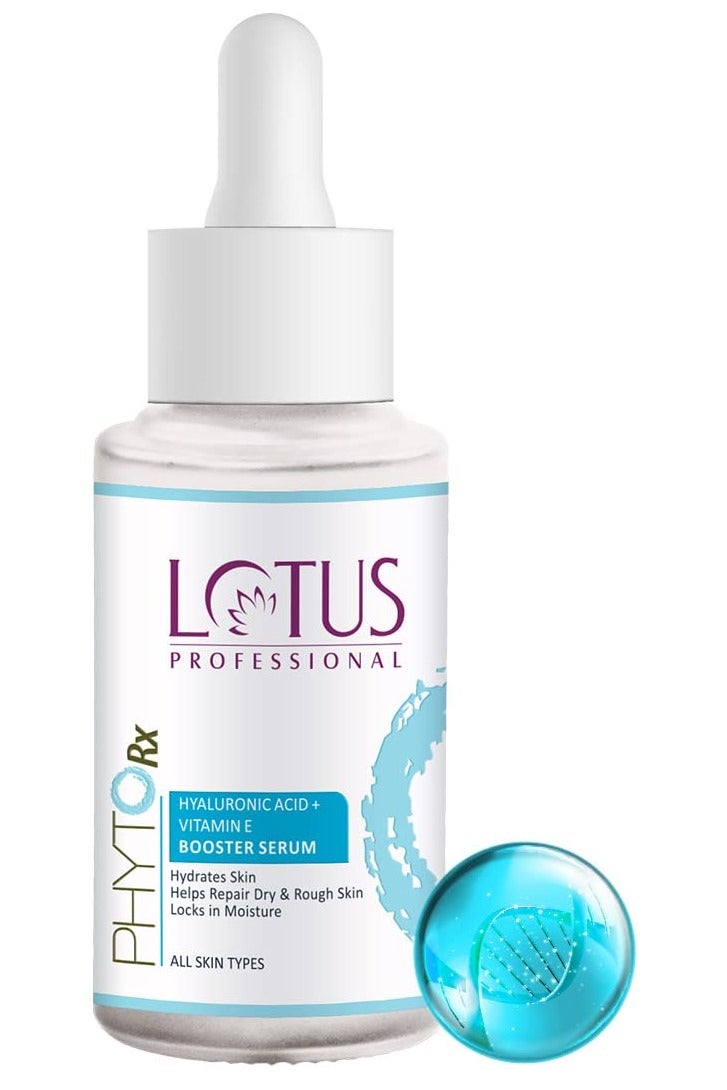 Lotus Professional Lotus Professional PhytoRx Hyaluronic Acid Vitamin E Booster Serum Hydrates Skin Locks in Moisture For All Skin Types 30ml - Image 1