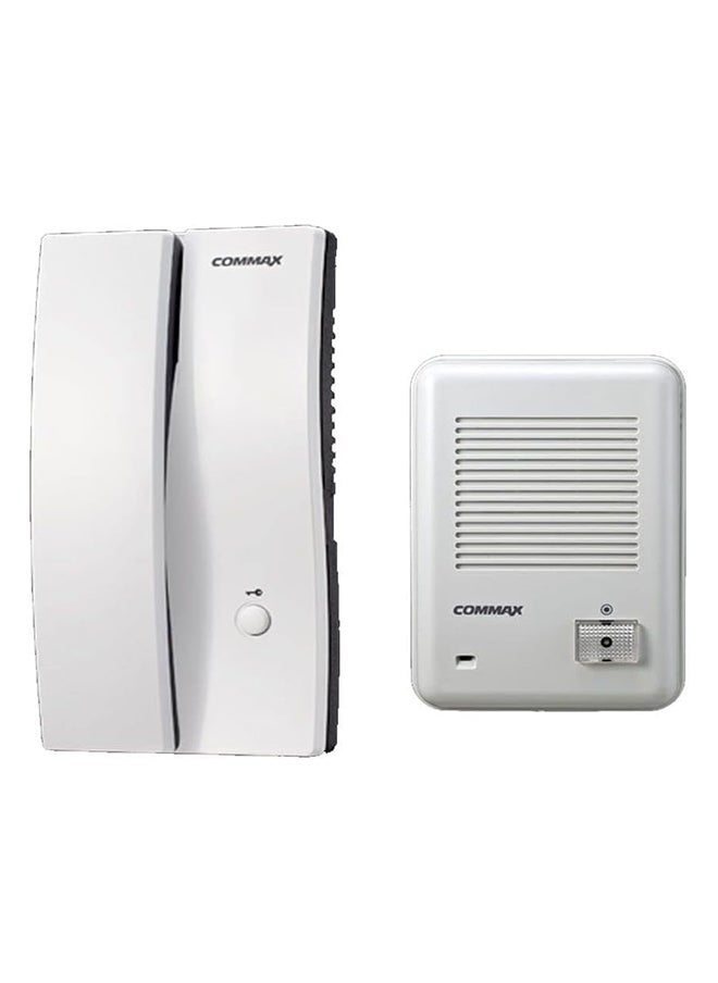 COMMAX - Intercom Panel With Audio Headset Dp-2S/Dr-201D, White - Image 1