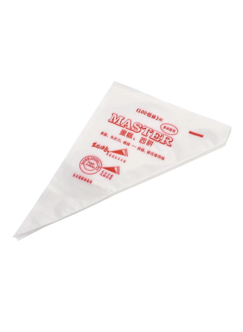 Reko Disposable Pastry Bag - Piping Bags 11 Inch  - 200pc - Icing Piping Cake Cupcake Decorating Bags Fondant Cream Pastry Tip - Pastry Bags - Icing Piping Bags for Frosting - Ideal for Cakes and Cookies - Image 1