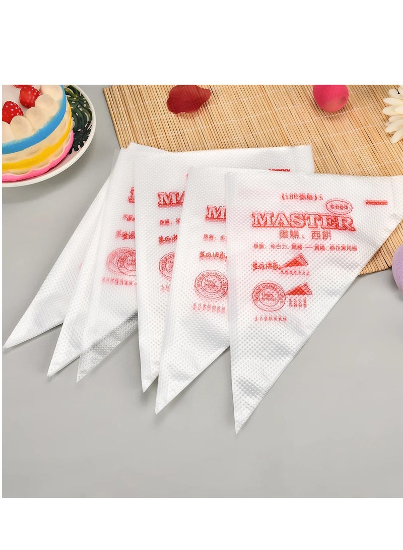 Reko Disposable Pastry Bag - Piping Bags 11 Inch  - 200pc - Icing Piping Cake Cupcake Decorating Bags Fondant Cream Pastry Tip - Pastry Bags - Icing Piping Bags for Frosting - Ideal for Cakes and Cookies - Image 2