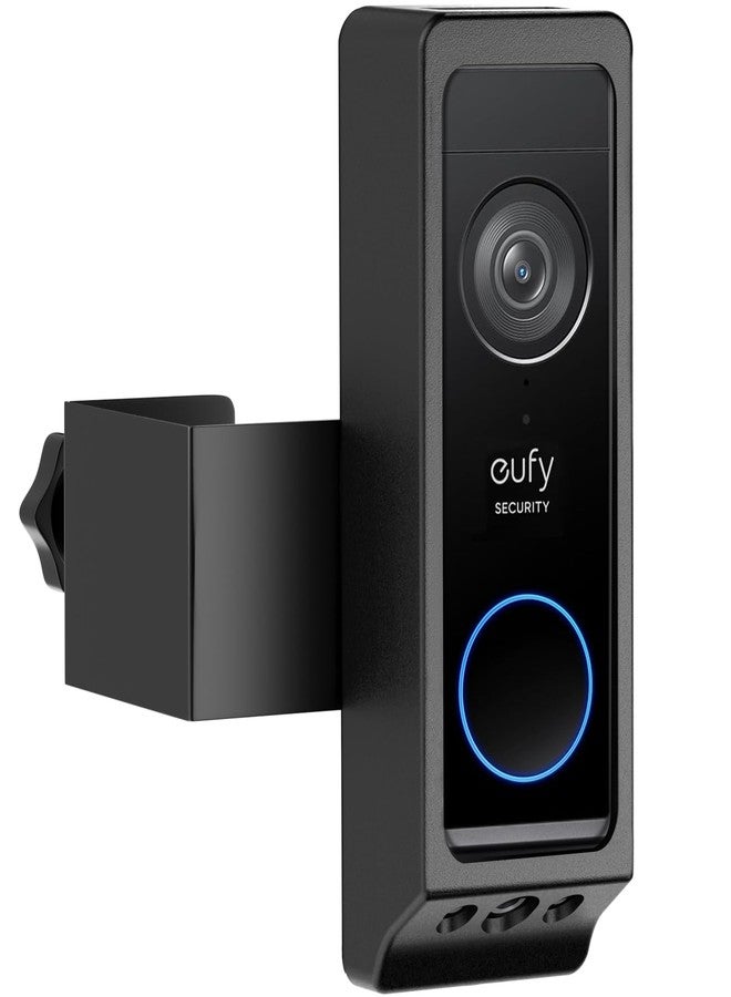 Annkoifu Anti-Theft Video Doorbell Mount for Eufy Doorbell E340/Wyze Duo Cam Doorbell, No-Drill Adjustable Mounting Bracket for Eufy E340, Apartment Door Camera Mount for Wyze Doorbell for Home Rentals Room - Image 1