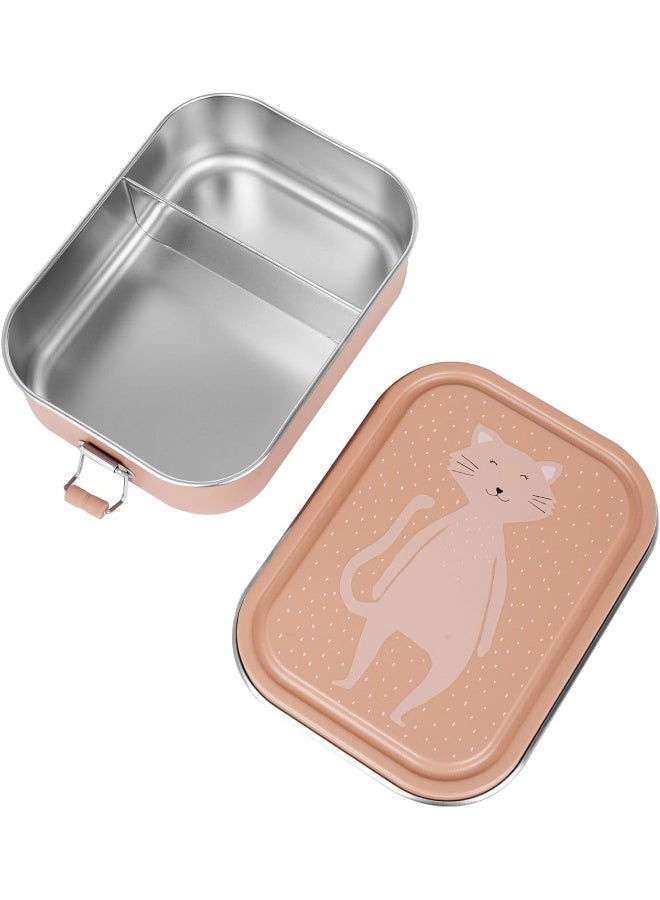 TRIXIE Kids Stainless Steel Lunch Box - Large - Mrs. Cat - Image 3