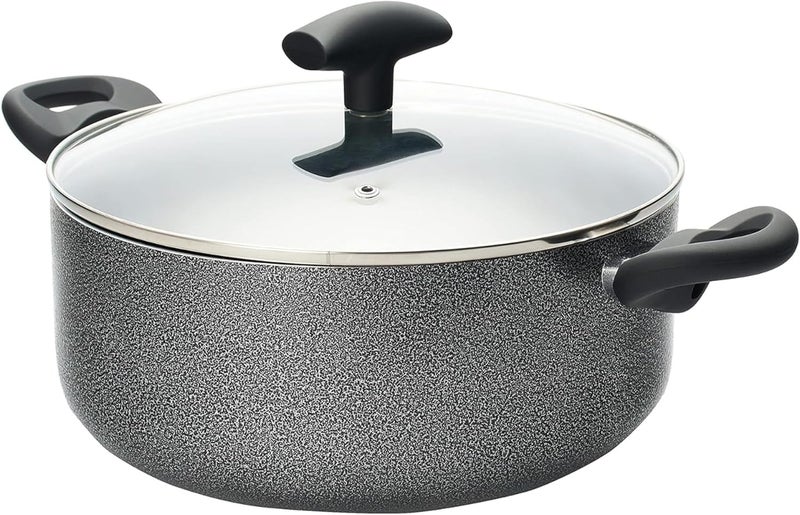 Sweet Home 9-Piece Non-Stick Cookware Set – Durable Aluminum Pots & Pans with Lids Essential Kitchen Cookware Silver - Image 2