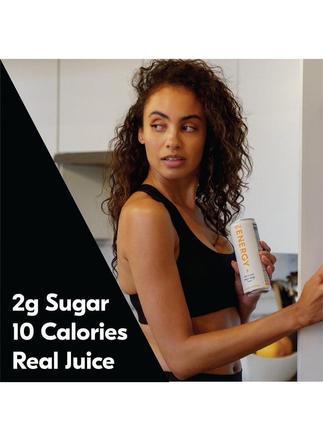Tru Energy Seltzer, Clean Energy Drinks with B-Vitamins, Mango Fruit Juice Flavored Sparkling Water, 100 mg Natural Caffeine, Kosher, Gluten Free, Vegan, Low Calories, No Sugar Added Beverages, 12oz (Pack of 12) - Image 3