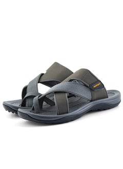 spot Slippers for men | Men's Casual Slipper with Traditional Look | SS-1921 Grey  - Image 2
